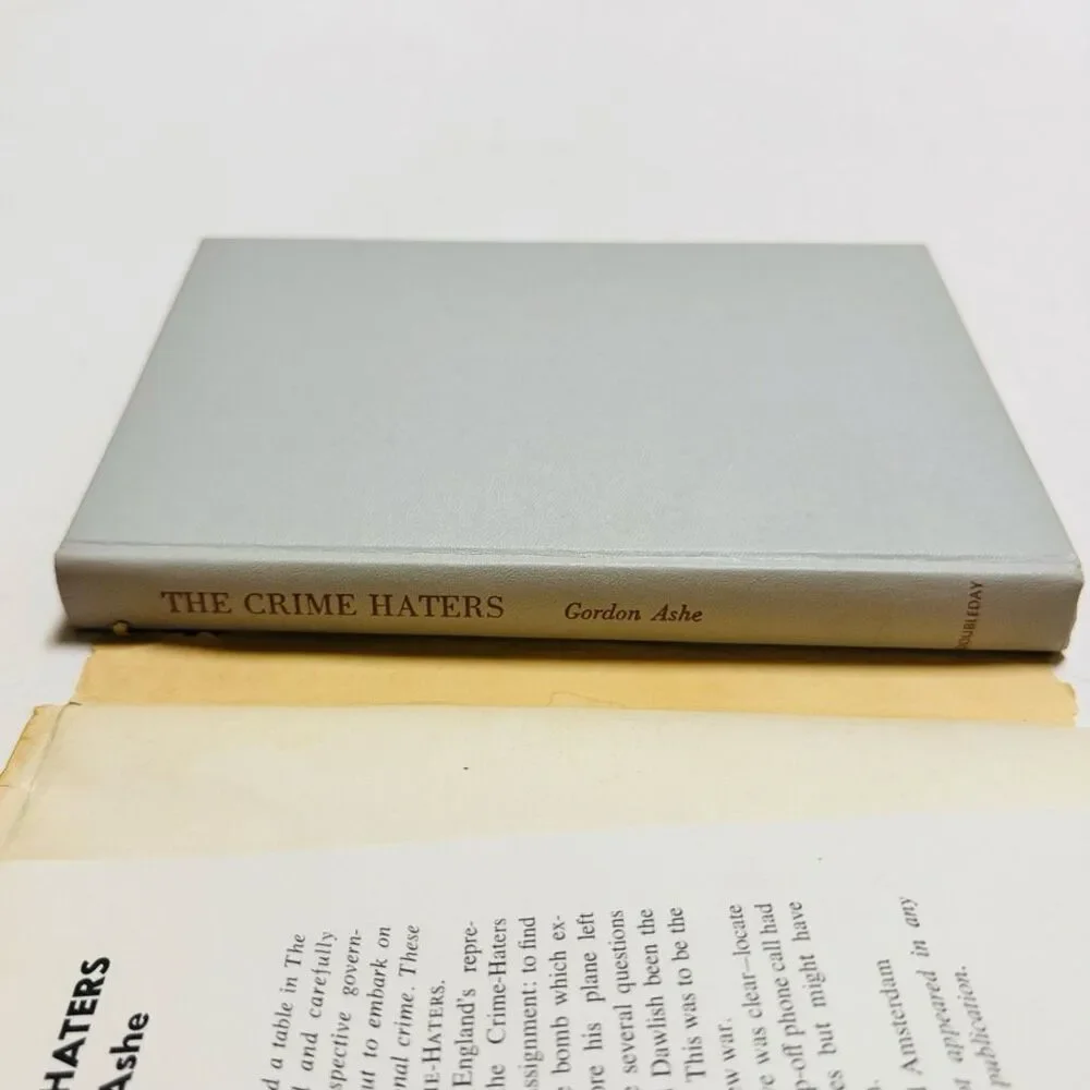 The Crime-Haters by Gordon Ashe (1960, hardback Doubleday Company DJ)